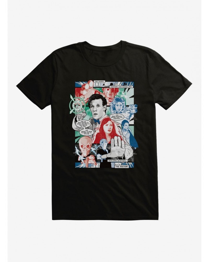 Doctor Who Eleventh Doctor Comic Page T-Shirt $9.08 T-Shirts