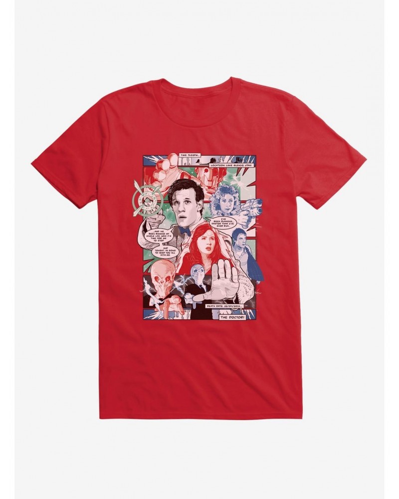 Doctor Who Eleventh Doctor Comic Page T-Shirt $9.08 T-Shirts