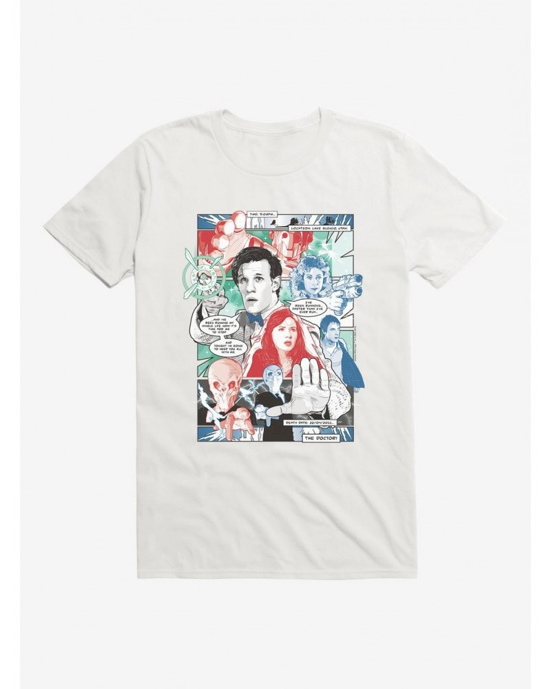 Doctor Who Eleventh Doctor Comic Page T-Shirt $9.08 T-Shirts