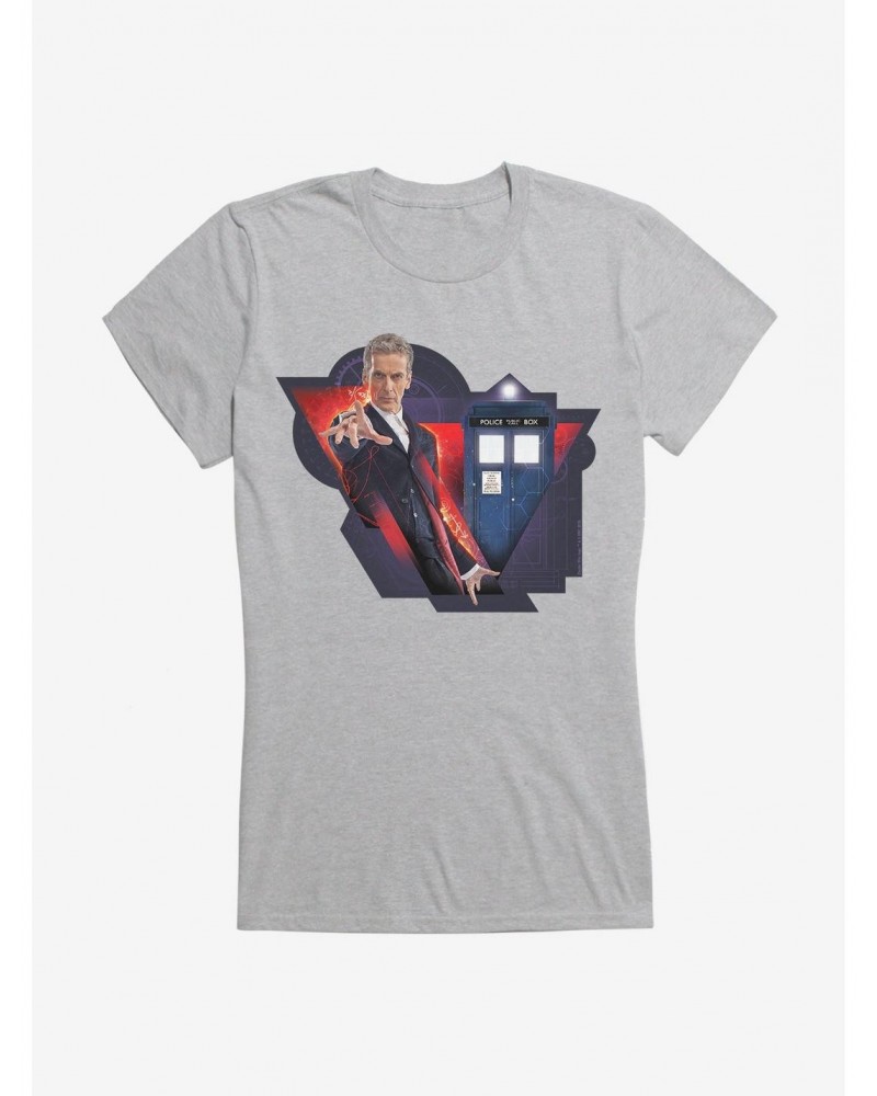 Doctor Who TARDIS Twelfth Doctor Team Girls T-Shirt $11.45 T-Shirts