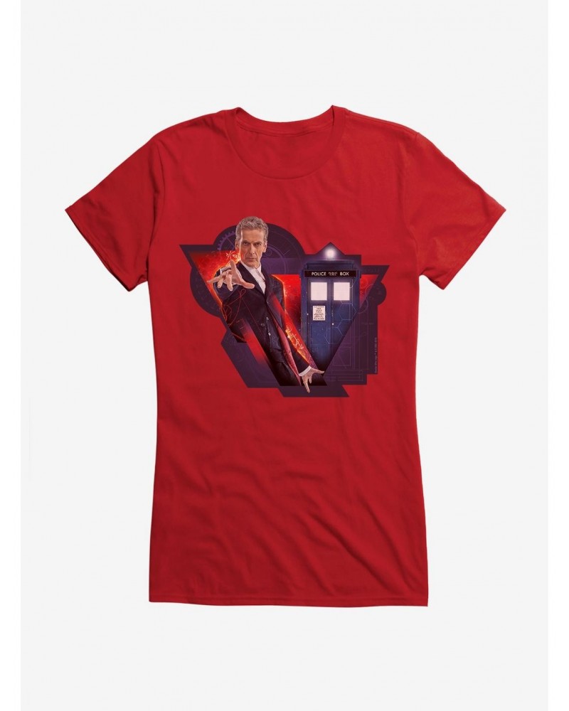 Doctor Who TARDIS Twelfth Doctor Team Girls T-Shirt $11.45 T-Shirts