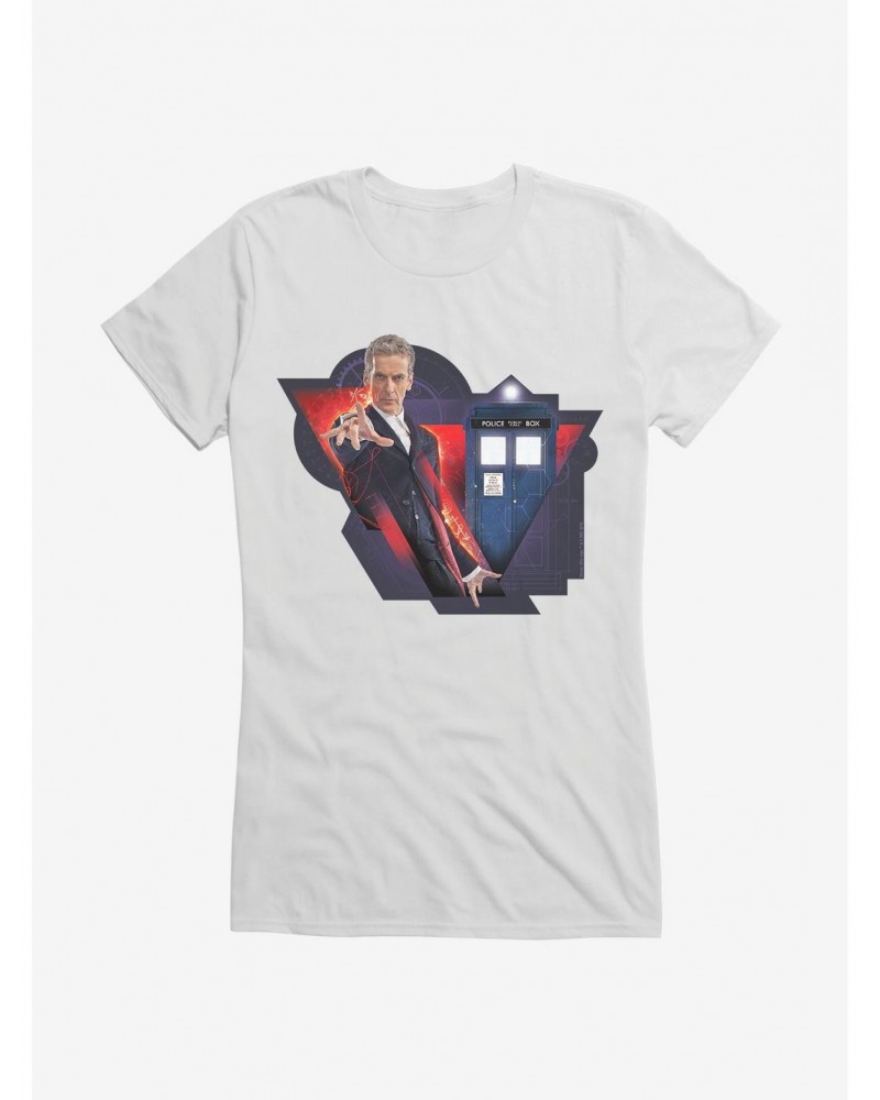 Doctor Who TARDIS Twelfth Doctor Team Girls T-Shirt $11.45 T-Shirts