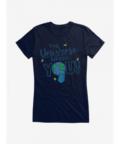 Doctor Who TARDIS You Are Needed Girls T-Shirt $8.96 T-Shirts