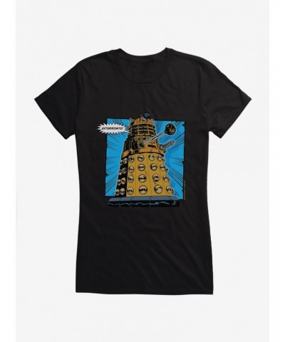 Doctor Who Dalek Exterminate Comic Scene Girls T-Shirt $11.21 T-Shirts