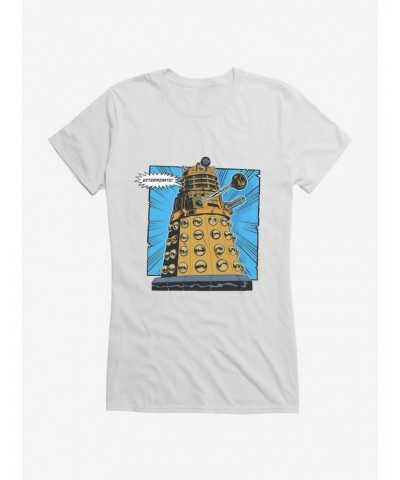 Doctor Who Dalek Exterminate Comic Scene Girls T-Shirt $11.21 T-Shirts