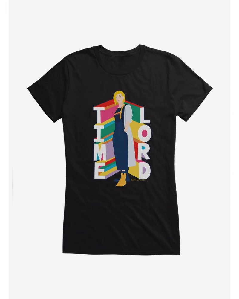 Doctor Who Thirteenth Doctor Time Lord Bold Girls T-Shirt $11.70 T-Shirts