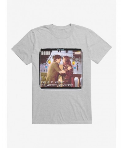 Doctor Who Eleventh Doctor And Pond Vampires T-Shirt $9.32 T-Shirts