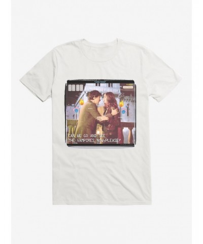 Doctor Who Eleventh Doctor And Pond Vampires T-Shirt $9.32 T-Shirts