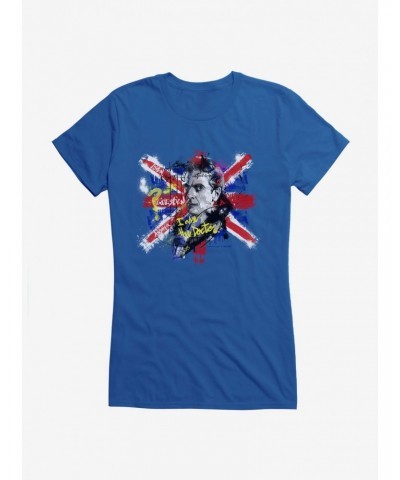 Doctor Who Twelfth Doctor I Am The Doctor Graffiti Girls T-Shirt $11.45 T-Shirts