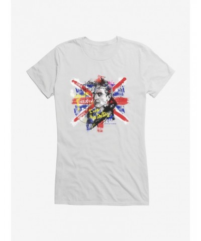 Doctor Who Twelfth Doctor I Am The Doctor Graffiti Girls T-Shirt $11.45 T-Shirts