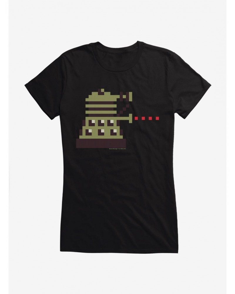 Doctor Who 8 Bit Dalek Girls T-Shirt $9.71 T-Shirts