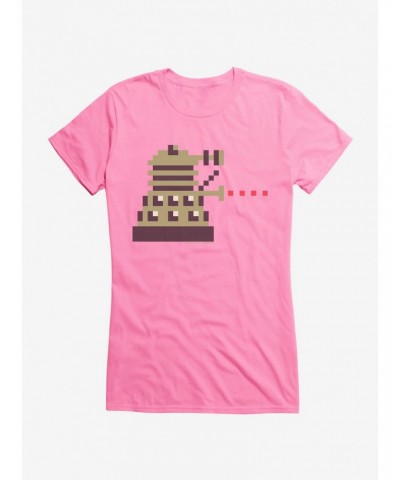 Doctor Who 8 Bit Dalek Girls T-Shirt $9.71 T-Shirts