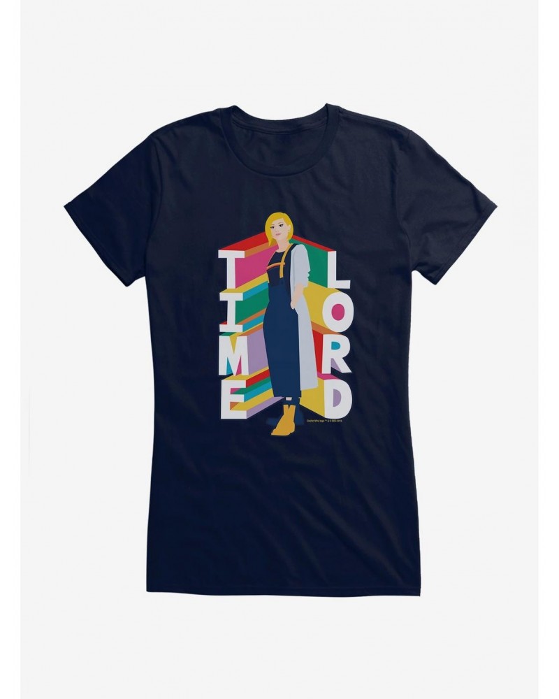 Doctor Who Thirteenth Doctor Time Lord Bold Girls T-Shirt $11.70 T-Shirts