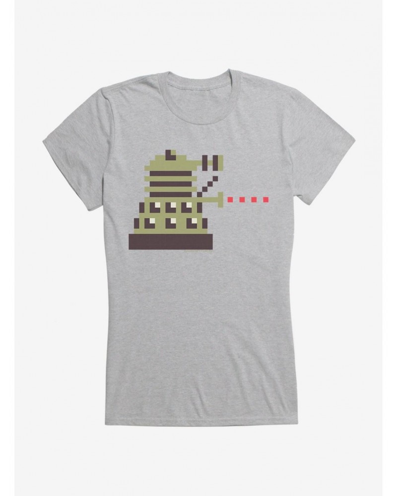 Doctor Who 8 Bit Dalek Girls T-Shirt $9.71 T-Shirts