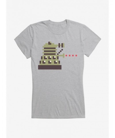 Doctor Who 8 Bit Dalek Girls T-Shirt $9.71 T-Shirts