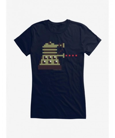 Doctor Who 8 Bit Dalek Girls T-Shirt $9.71 T-Shirts