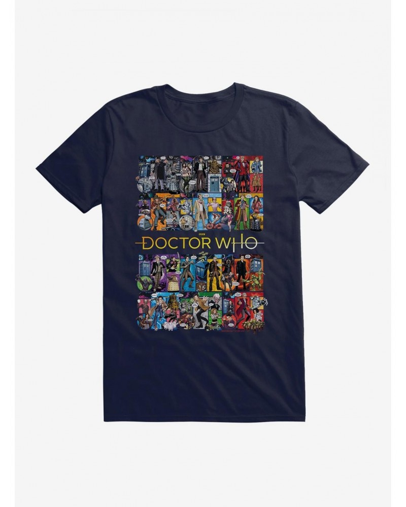 Doctor Who Doctor Collage T-Shirt $11.23 T-Shirts