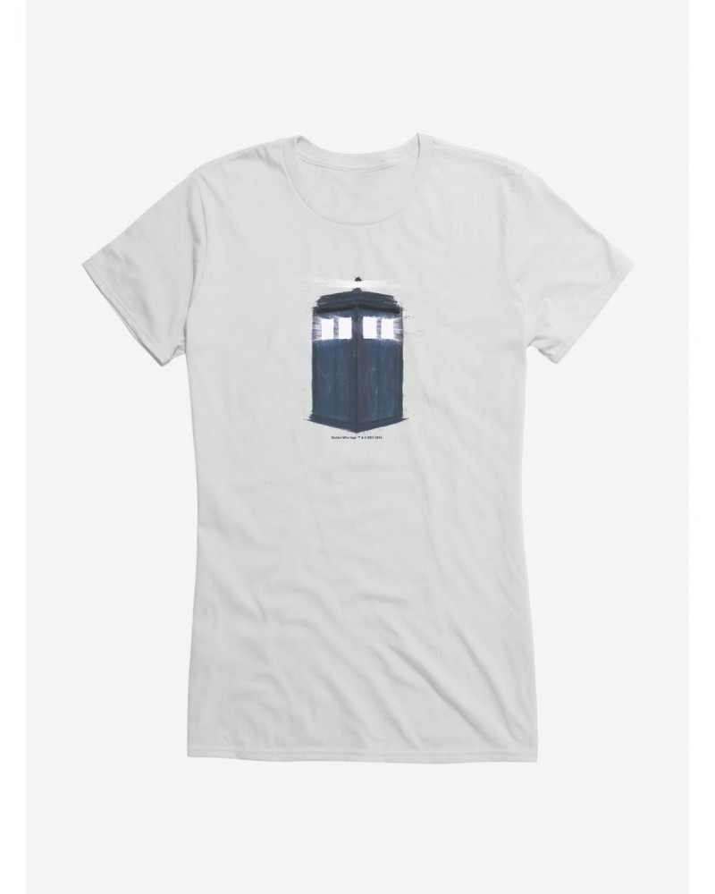 Doctor Who Shadow Field Tardis Girls T-Shirt $11.45 T-Shirts