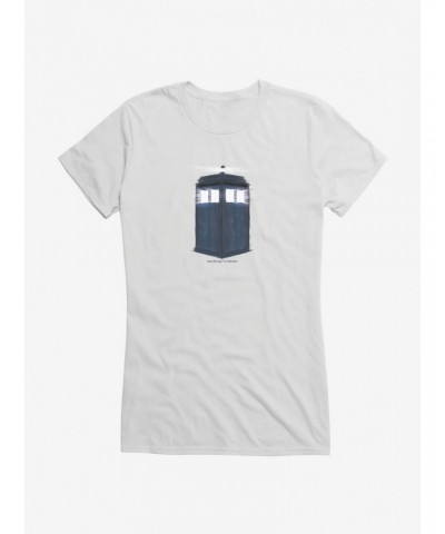 Doctor Who Shadow Field Tardis Girls T-Shirt $11.45 T-Shirts