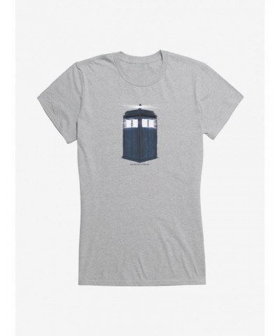 Doctor Who Shadow Field Tardis Girls T-Shirt $11.45 T-Shirts