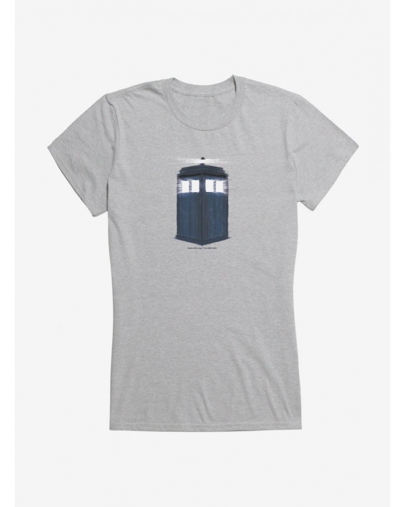 Doctor Who Shadow Field Tardis Girls T-Shirt $11.45 T-Shirts