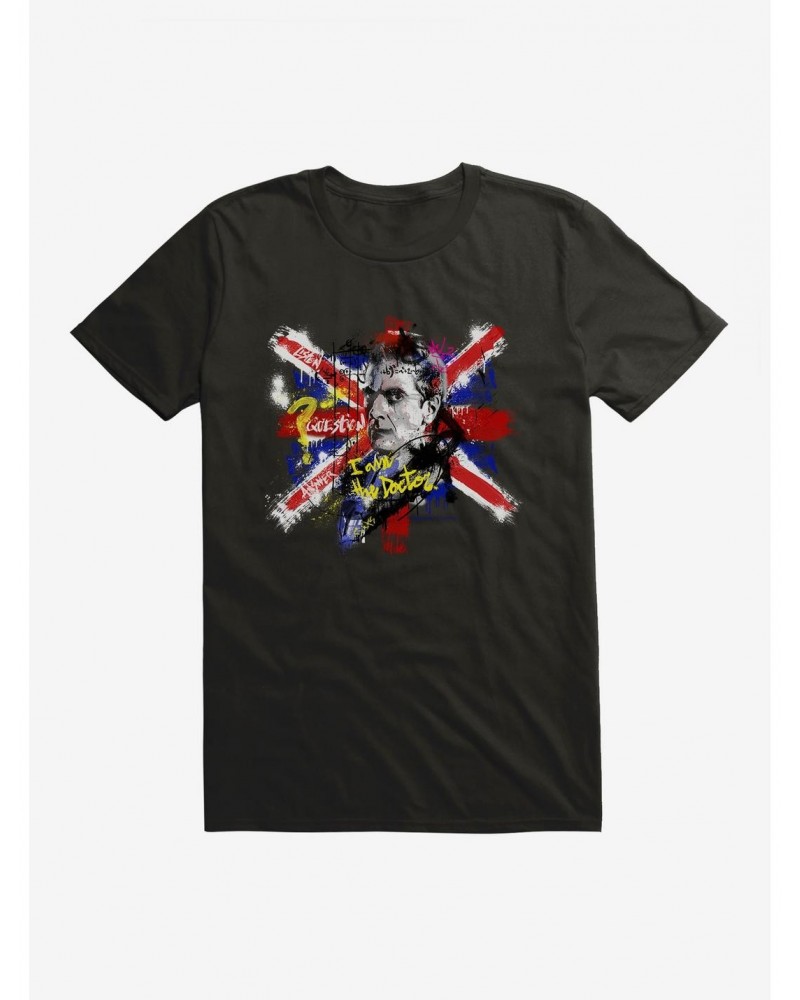 Doctor Who Twelfth Doctor I Am The Doctor Graffiti T-Shirt $7.17 T-Shirts