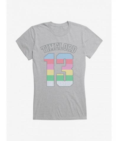 Doctor Who Thirteenth Doctor Time Lord 13 Rainbow Girls T-Shirt $12.20 T-Shirts