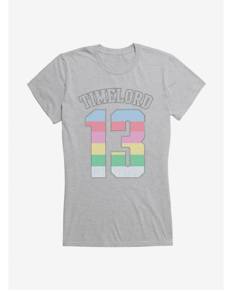 Doctor Who Thirteenth Doctor Time Lord 13 Rainbow Girls T-Shirt $12.20 T-Shirts