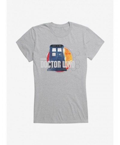 Doctor Who TARDIS Title Card Girls T-Shirt $9.46 T-Shirts