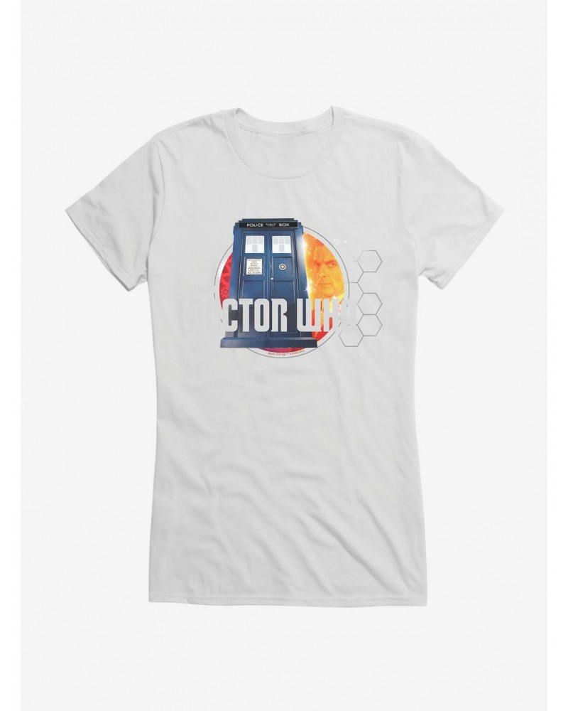 Doctor Who TARDIS Title Card Girls T-Shirt $9.46 T-Shirts