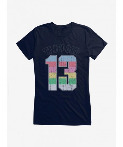 Doctor Who Thirteenth Doctor Time Lord 13 Rainbow Girls T-Shirt $12.20 T-Shirts