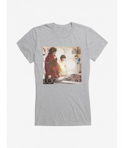 Doctor Who The Fourth Doctor Logopous Girls T-Shirt $9.46 T-Shirts