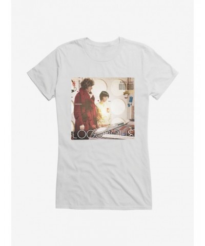 Doctor Who The Fourth Doctor Logopous Girls T-Shirt $9.46 T-Shirts