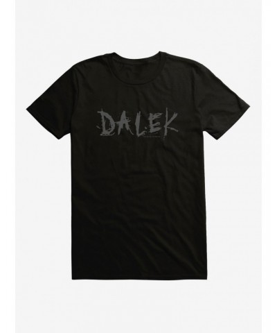 Doctor Who Dalek Scratch Script T-Shirt $8.84 T-Shirts