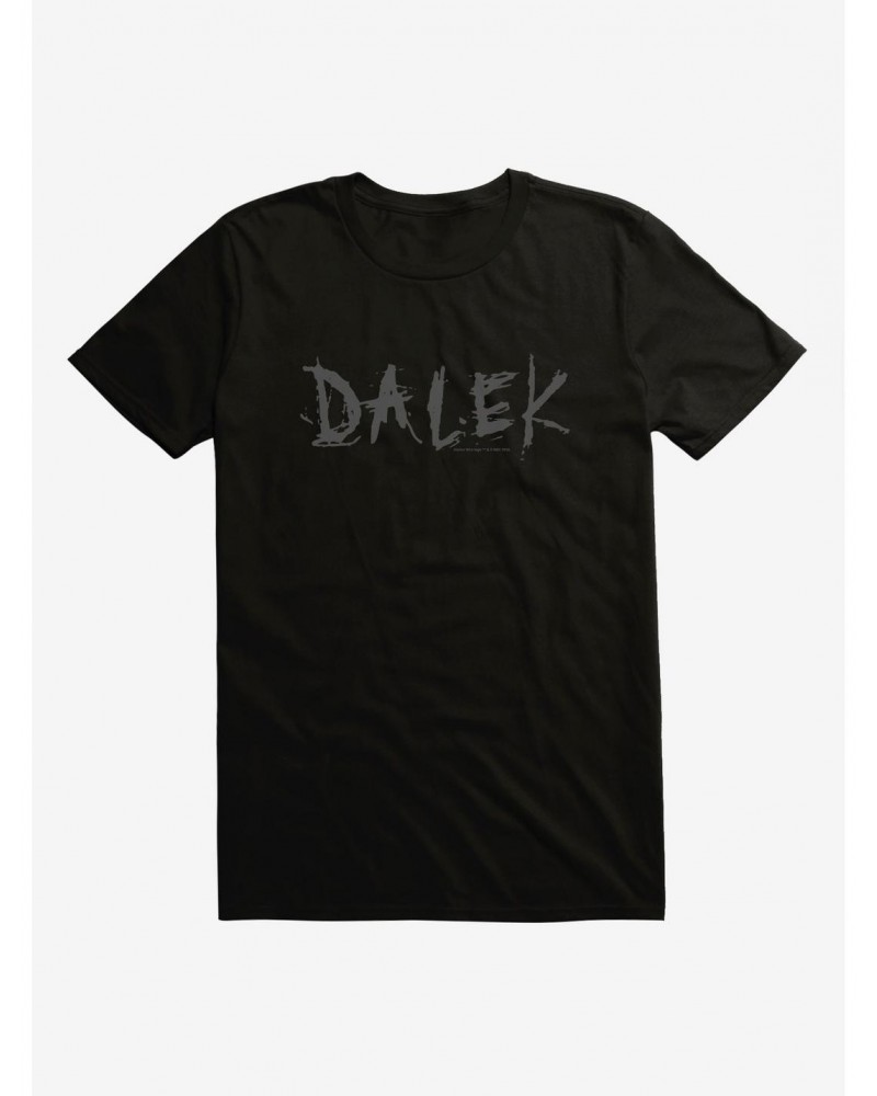 Doctor Who Dalek Scratch Script T-Shirt $8.84 T-Shirts