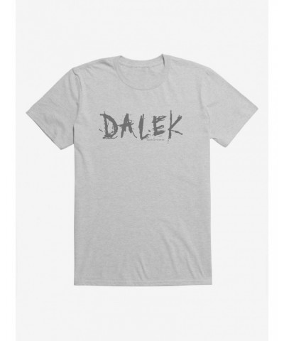 Doctor Who Dalek Scratch Script T-Shirt $8.84 T-Shirts