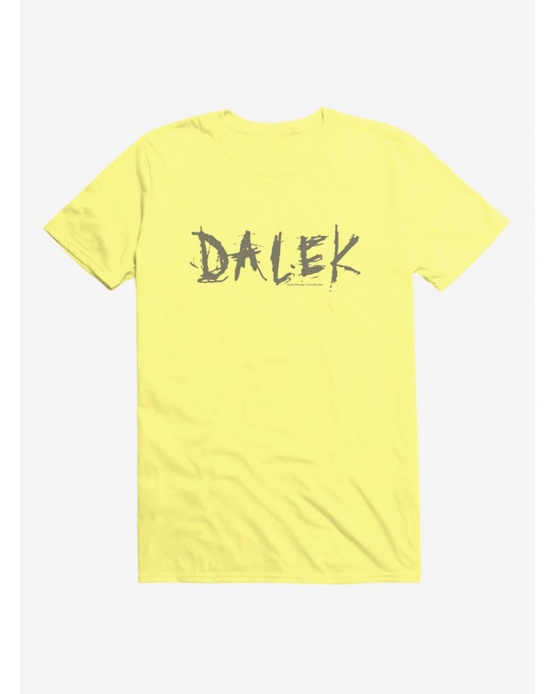 Doctor Who Dalek Scratch Script T-Shirt $8.84 T-Shirts