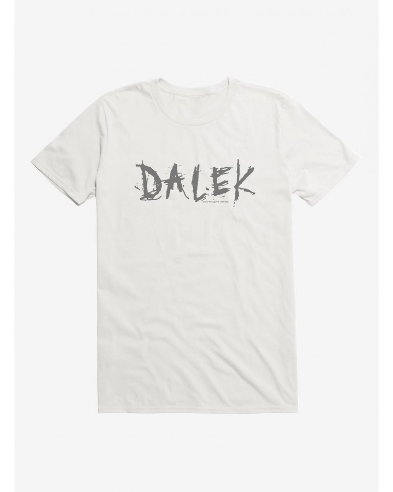 Doctor Who Dalek Scratch Script T-Shirt $8.84 T-Shirts