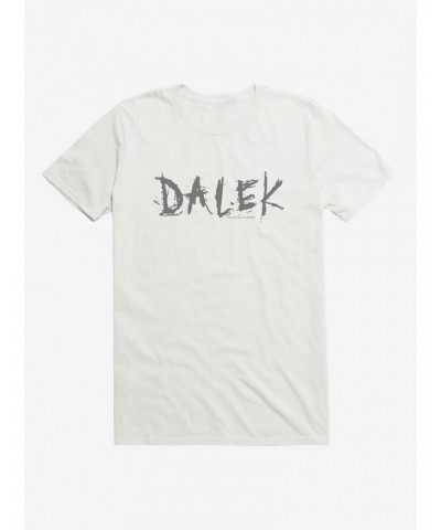 Doctor Who Dalek Scratch Script T-Shirt $8.84 T-Shirts