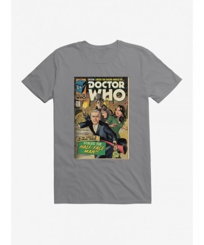 Doctor Who Half Face Man Comic T-Shirt $8.13 T-Shirts