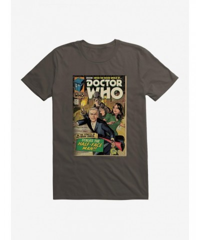 Doctor Who Half Face Man Comic T-Shirt $8.13 T-Shirts