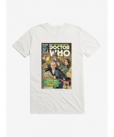 Doctor Who Half Face Man Comic T-Shirt $8.13 T-Shirts