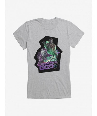 Doctor Who Thirteenth Doctor You Made Me A God Girls T-Shirt $7.97 T-Shirts