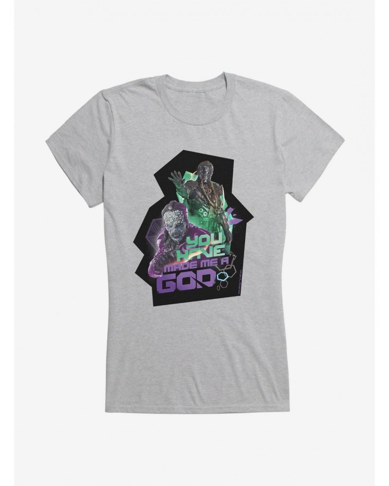 Doctor Who Thirteenth Doctor You Made Me A God Girls T-Shirt $7.97 T-Shirts