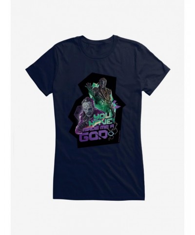 Doctor Who Thirteenth Doctor You Made Me A God Girls T-Shirt $7.97 T-Shirts