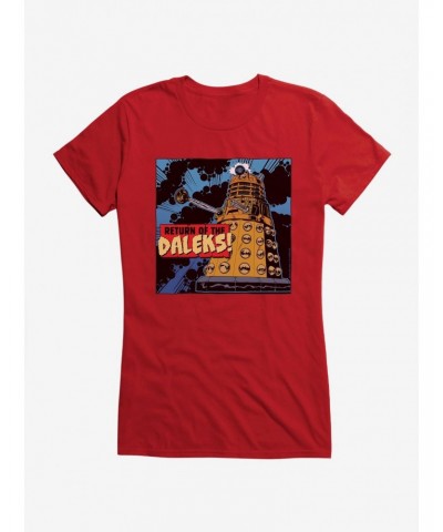 Doctor Who Return Of The Daleks Girls T-Shirt $11.95 T-Shirts