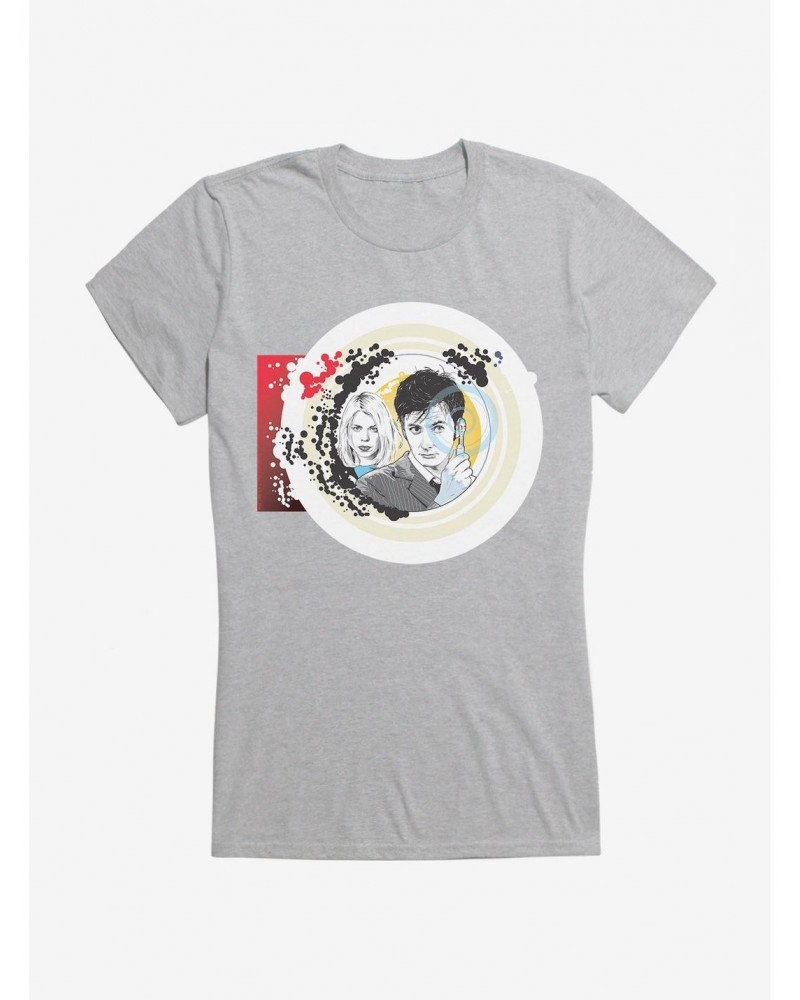 Doctor Who Tenth Doctor And Rose Girls T-Shirt $9.21 T-Shirts