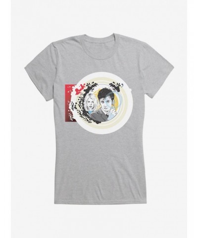 Doctor Who Tenth Doctor And Rose Girls T-Shirt $9.21 T-Shirts