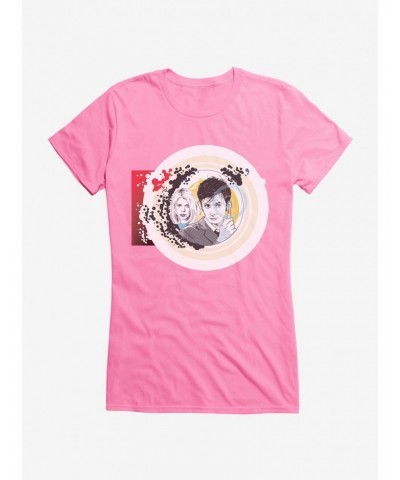 Doctor Who Tenth Doctor And Rose Girls T-Shirt $9.21 T-Shirts