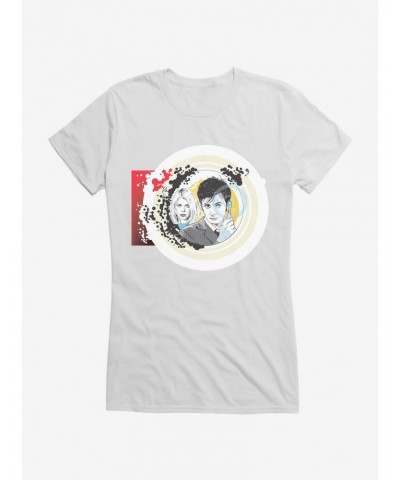 Doctor Who Tenth Doctor And Rose Girls T-Shirt $9.21 T-Shirts